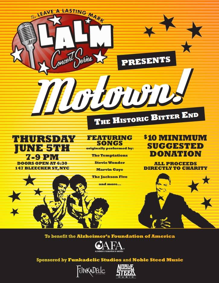 Leave a Lasting Mark Concert Series Presents - MOTOWN!